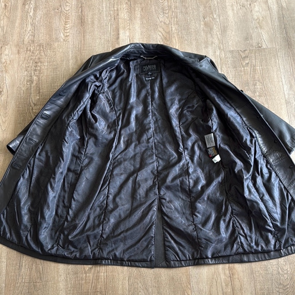 Wilsons Leather Women's Black Leather Coat - Picture 4 of 5